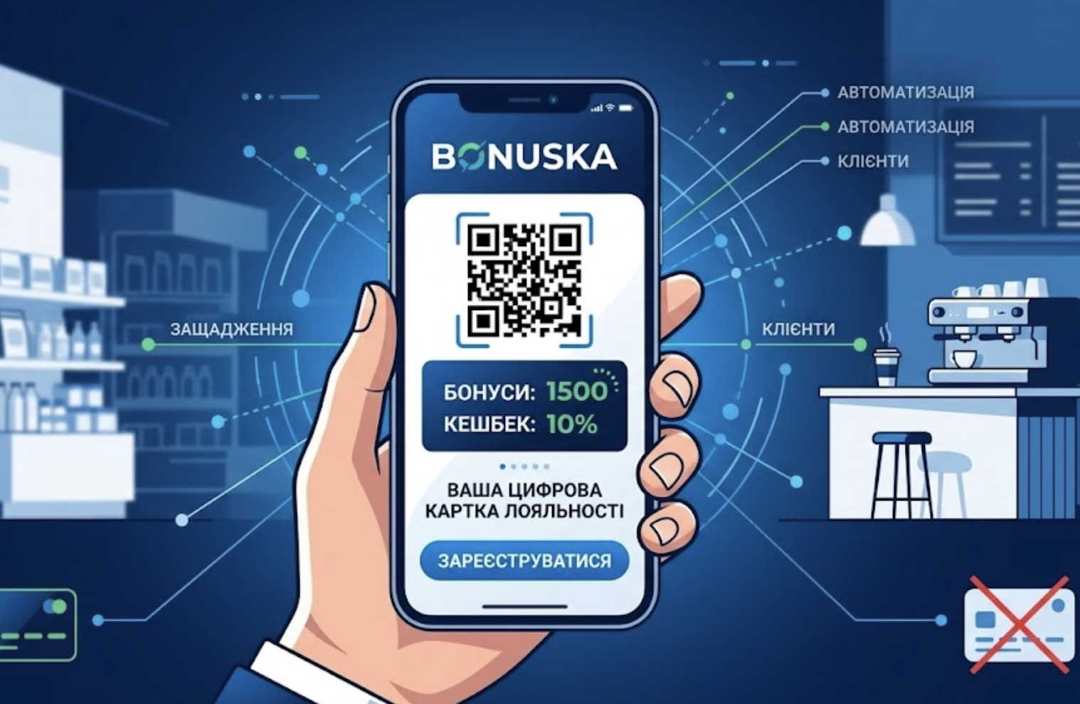Цифрова карта лояльності для бізнесу: як збільшити повторні продажі без витрат на пластик